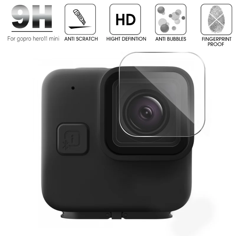 

Защитная пленка для экрана для GoPro Hero 11 Mini Black, защита объектива, закаленное стекло, защитная пленка для Hero 11 Mini, аксессуары