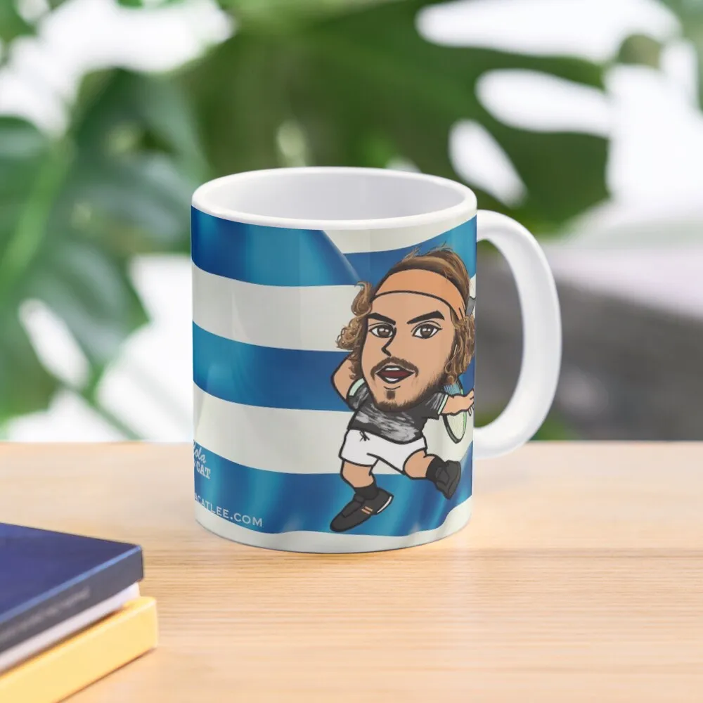

Stefanos TsitsipasCoffee Mug Ceramic Cups Creative Anime Cup Custom Mug
