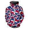 Dominican Republic Flag 3D Printed Graphic Hoodies Men's Women's Chilren Streetwear Sweatshirt Breathable Comfortable Hooded Top 2