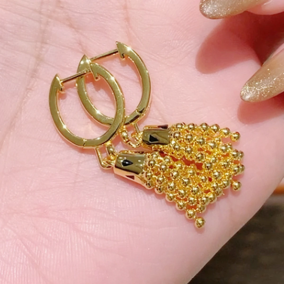 Ayjewelry  블랙 팬더 스팟 태슬 댕글 귀걸이 레오파드 프린트 귀걸이 여성..