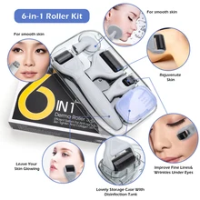 

DRS 4 /5 /6 in 1 Derma Roller Needle 0.25 0.3 mm Micro dermabrasion Facial Roller Microneedle Kits for Skin Care Rejuvenation