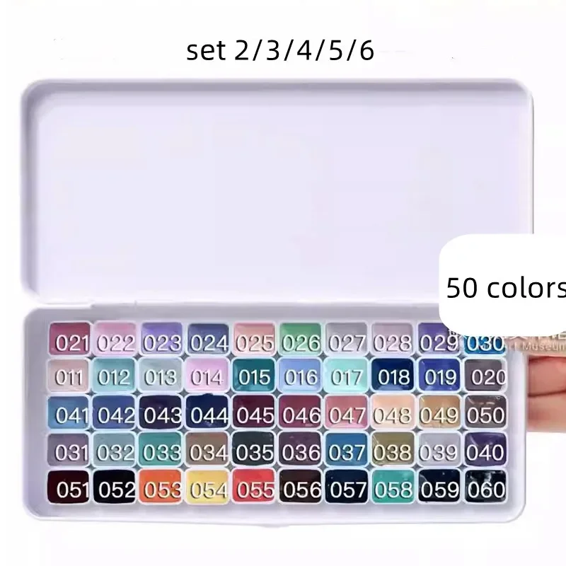 Super Vision Morandi/Macaron Color Watercolor Paint Set 1ml Handmand Sample Artist Water Color for Painting Art Suppliers