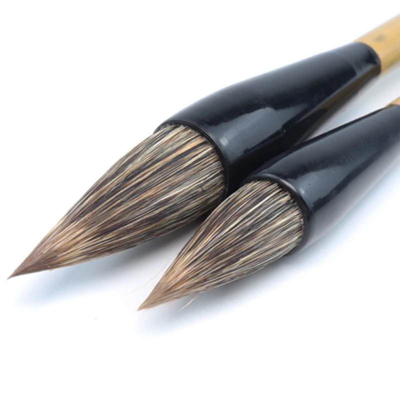 Stone Badger Hair Painting Brush Pen Chinese Painting Calligraphy Brush Freehand Landscape Bark Chapped Dot Drawing Calligraphie