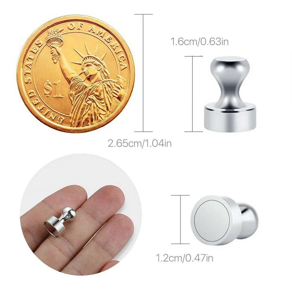 10/20x Magnetic Pins Neodymium Magnets Pin Board Magnet For Board Cone Magnets Super Strong Fridge Magnets For Home Storage Tool