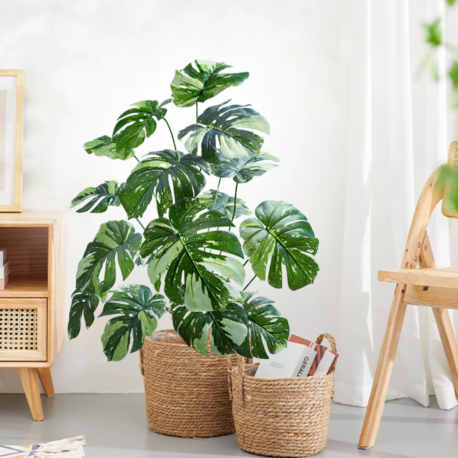 Ornamental Artificial Monstera Plant