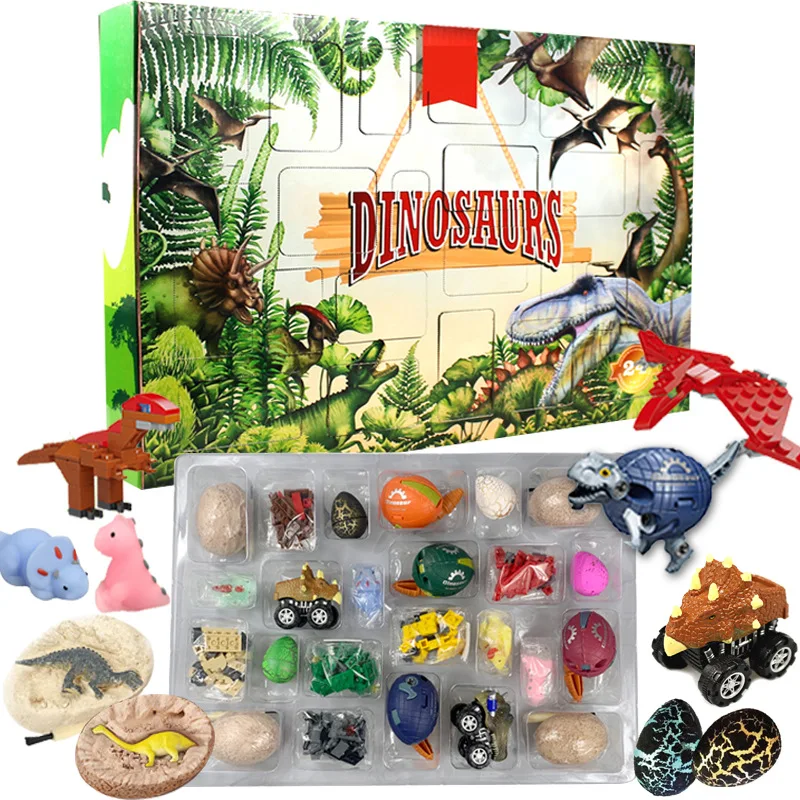 Christmas 24pcs Six In One Toys Dinosaur Toy Countdown Calendar Blind Christmas 24pcs Six In One Toys Dinosaur Toy Countdown Calendar Blind