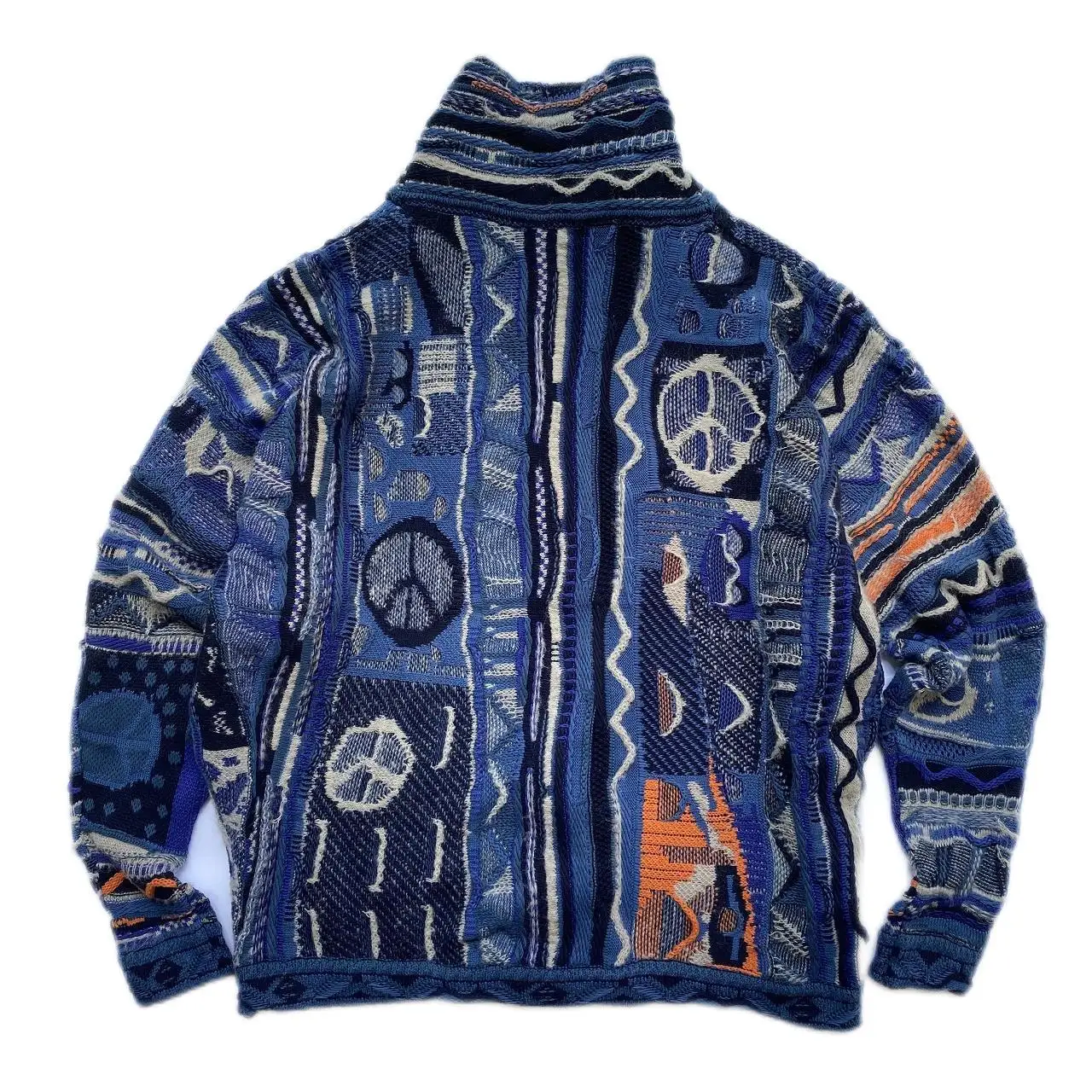 Description Picture 6 of itemKapital Vintage Non Hirata Hiroshi Japan Heavy Industries Loose Knit Cardigan Sweater Men's Thickened Coat Taoist Robe Daopao