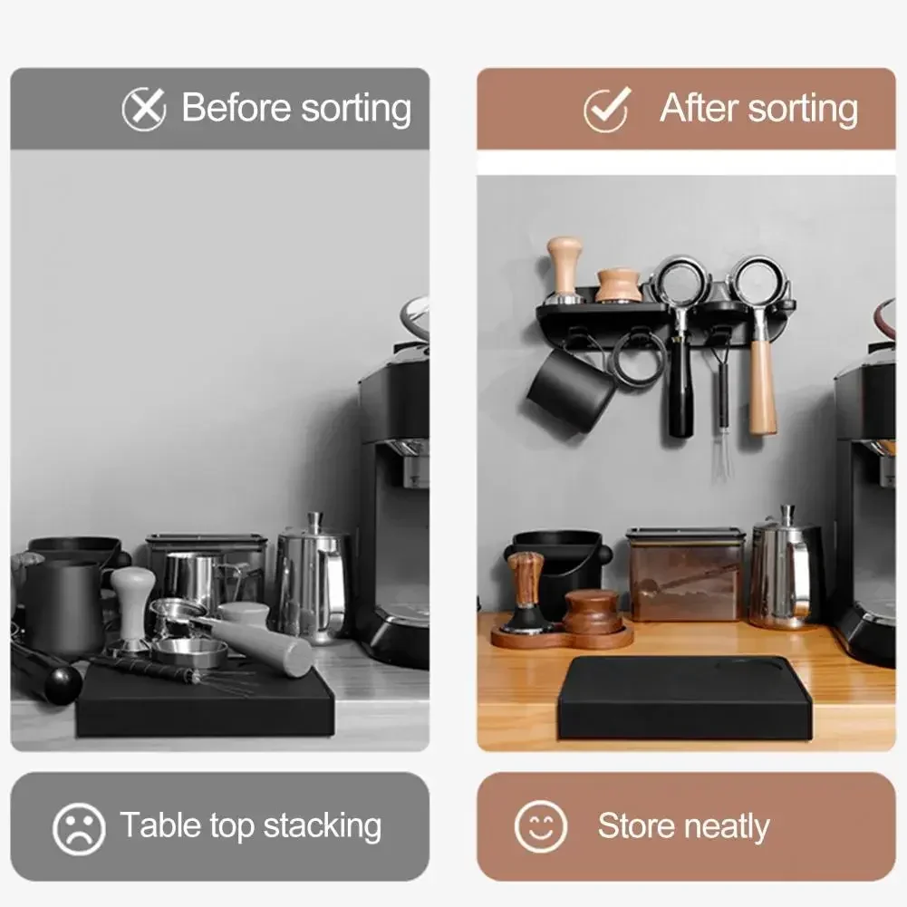 

Держатель для ежедневного хранения, органайзер для хранения кофе диаметром 51/54/58 мм, с настенным креплением