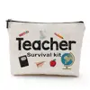 Teacher Survival Kit,Teacher Appreciation Gift, Graduation Gifts for Teachers, Waterproof Makeup Bag, High School makeup bags 3