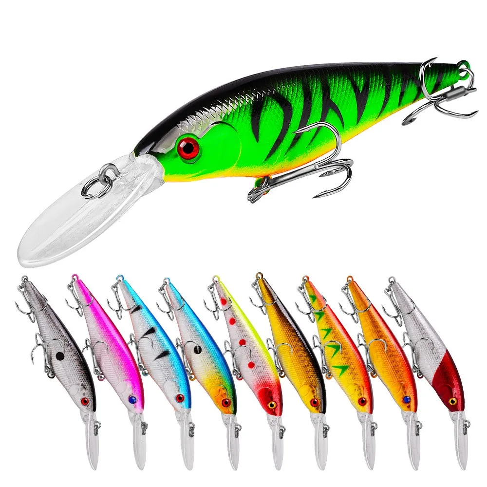 

Sea Yolo 1Pcs 10.5g Colorful Japanese Artificial Bait Minnow Hard Lure With Treble Hooks Wobbler Swimbait Trout For Bass Fishing