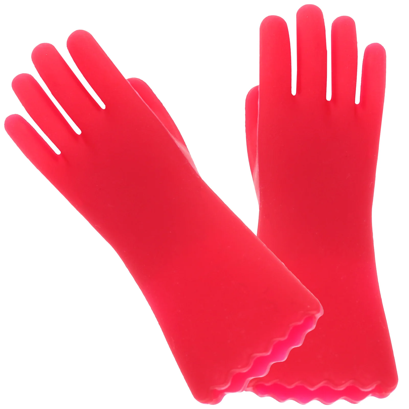 

1 Pair House Miniature Models Mini Gloves Small Kitchen Cleaning Gloves Model House Accessories
