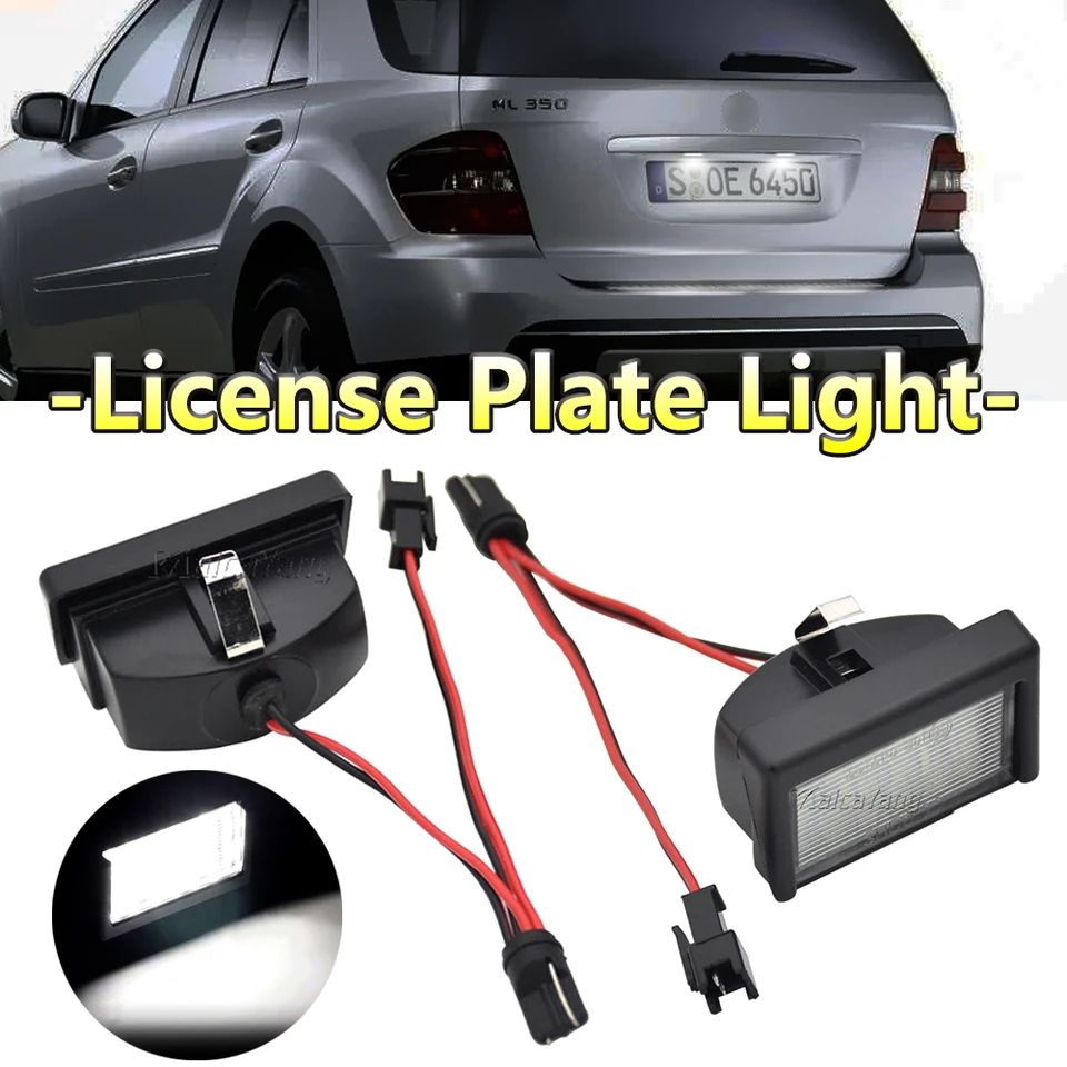 License Plate Light – Fits Smart Roadster 452 (2003–2005) & Mercedes ML-Class W164 (2009–2011)