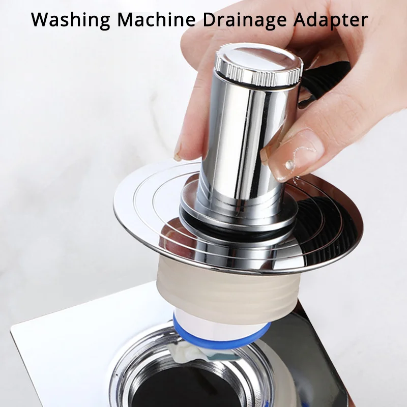 

Washing Machine Drainage Adapter Drain Sewage Deodorant Floor Cover Lateral Drainage Hose Seal Sewer odor Blocking Trap Drain
