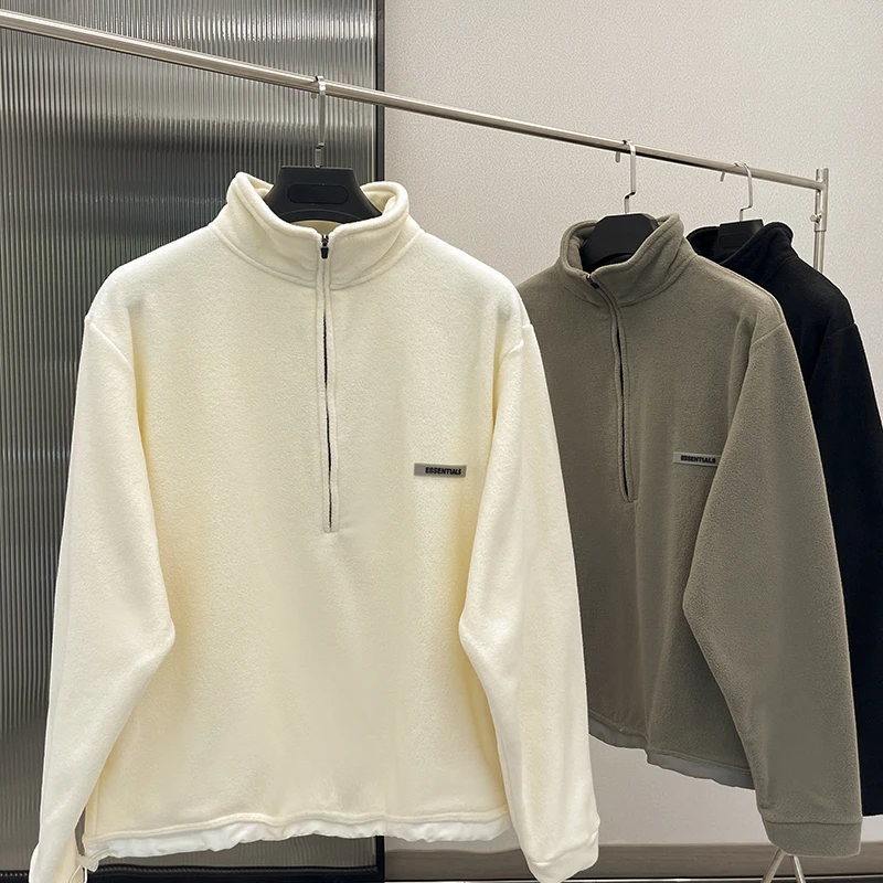 sweatshirt half zipper