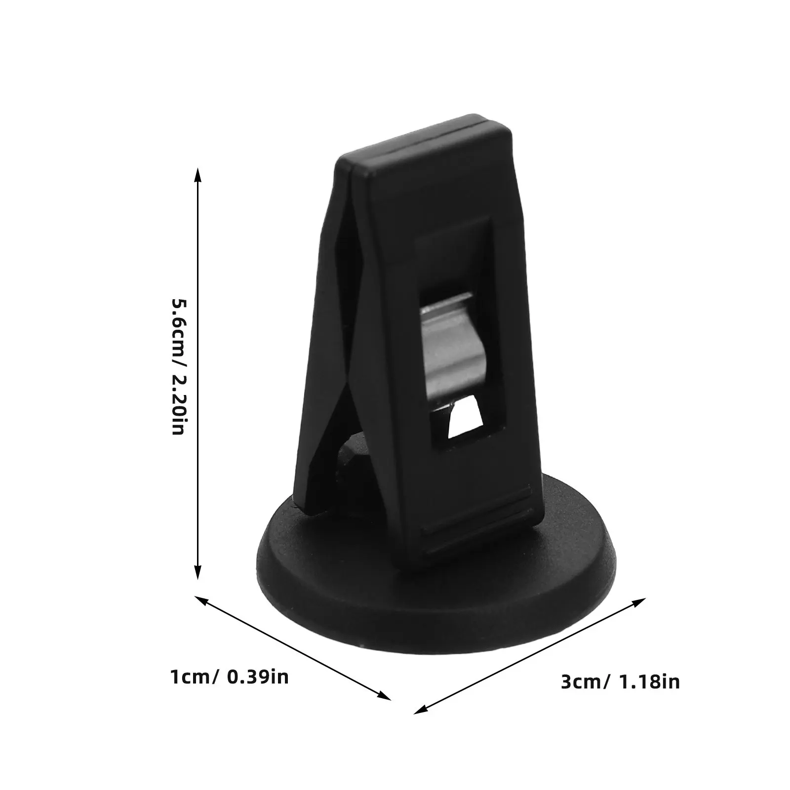 2Pcs 투명 다기능 티켓 홀더 플라스틱 클립 빌 주최자 자동차 차량 액세스 제어 메모 디스플레이