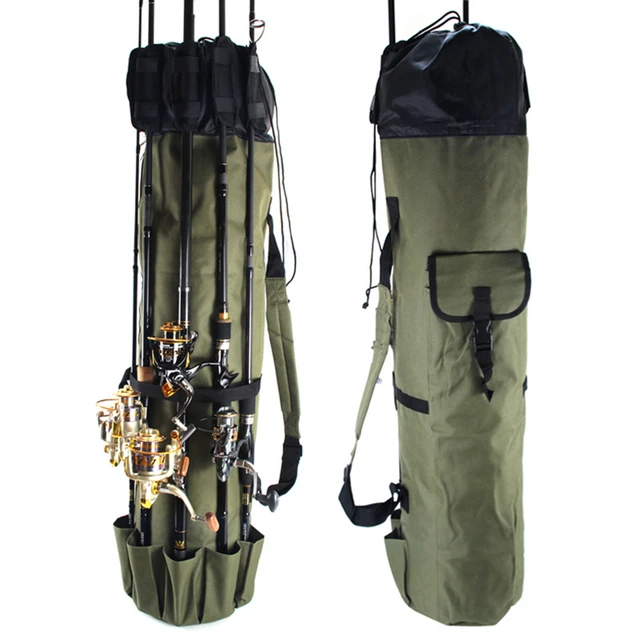 Fishing Rod Bag 600D Oxford Cloth Fishing Reel Case Storage Bag