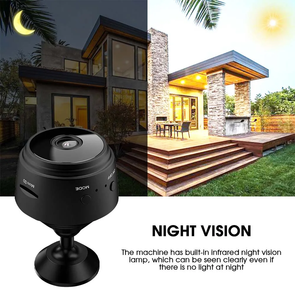 Regaton Wireless WiFi Camera A9 Mini Video Recorder Camera Security Monitoring Camera Intelligent Home Security For Infants 3