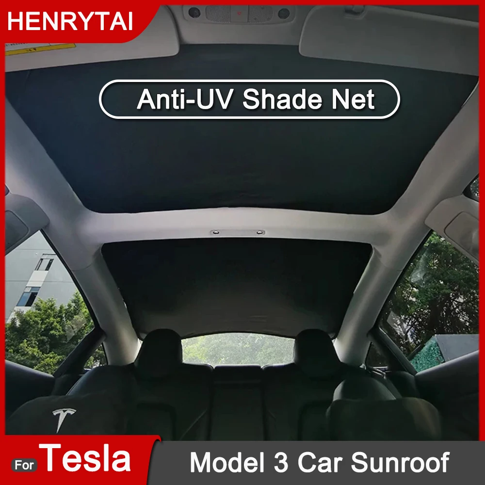 Everything Is Solar Tesla Model 3 Sunroof Shade Accessories Skylight
