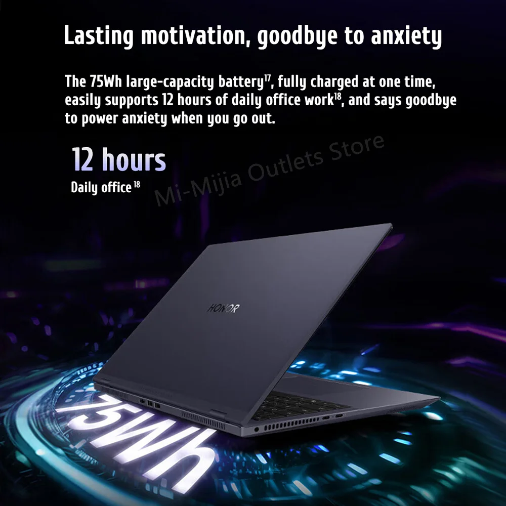 HONOR MagicBook Pro 16 Gaming Laptop Ultra5 125H 16G/24G 1T SSD Intel Arc graphics 3K 165Hz Screen 16-inch Design Al Notebook 3