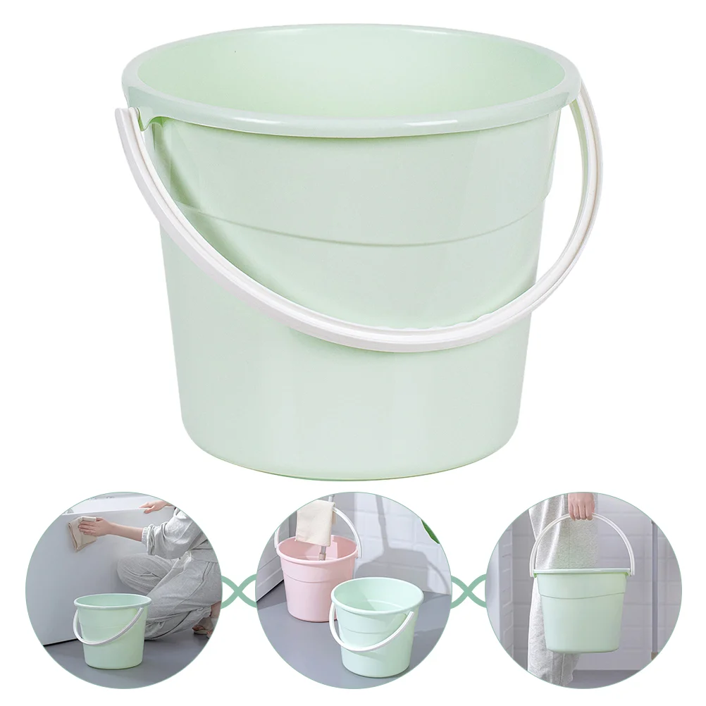 

12.2L Water Bucket 3.2 Gallon Large Plastic Pail Bucket Handle Bathing Mop Bucket Car Wash Bucket Cleaning Buckets Household