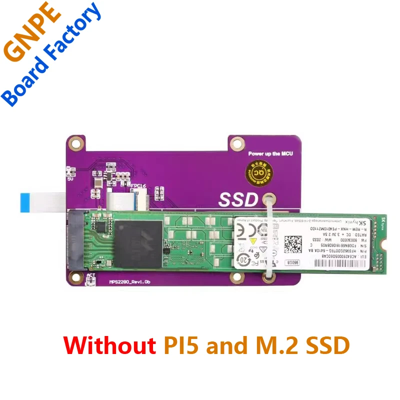 Raspberry pi Solid-state Drive Suporta Gen3 Pcie para M.2 Nvme Ssd - Imagem 4