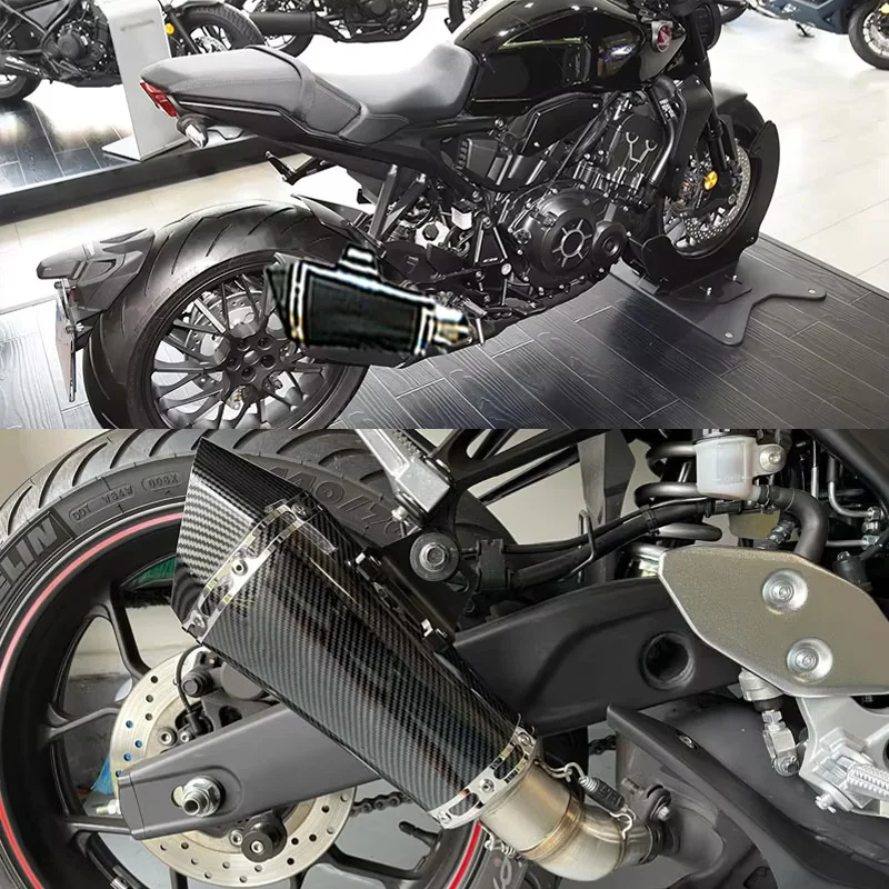Motorcycle Exhaust Muffler with DB Killer for Racing Bikes