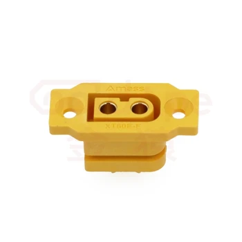 AMASS Quick Charge XT60E-F.B เครื่องบินรุ่นแบตเตอรี่ Gold-plated 30A High Current หญิงติดตั้ง XT60 Connector สีดํา 6