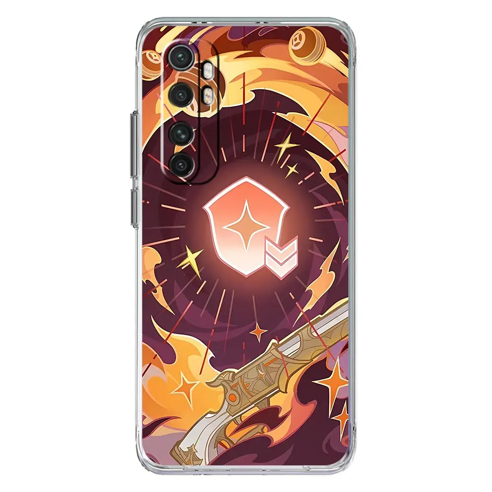 Genshin Impact Themed Soft Clear Phone Case Cover