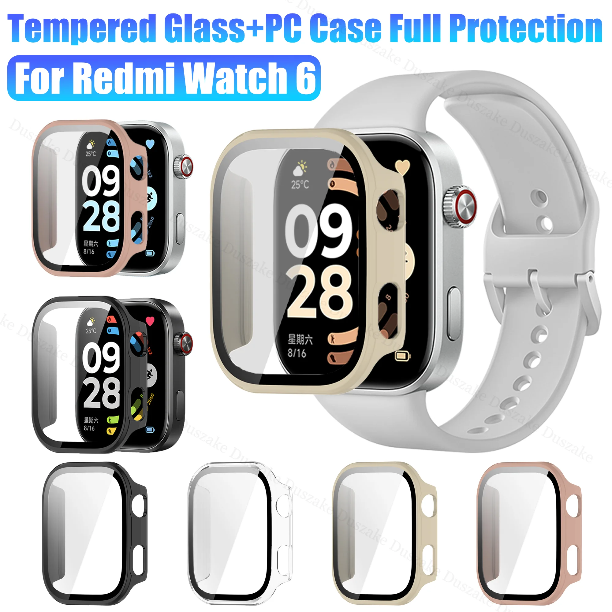 Durable Hard PC Protector with Tempered Glass & Anti-Scratch Film