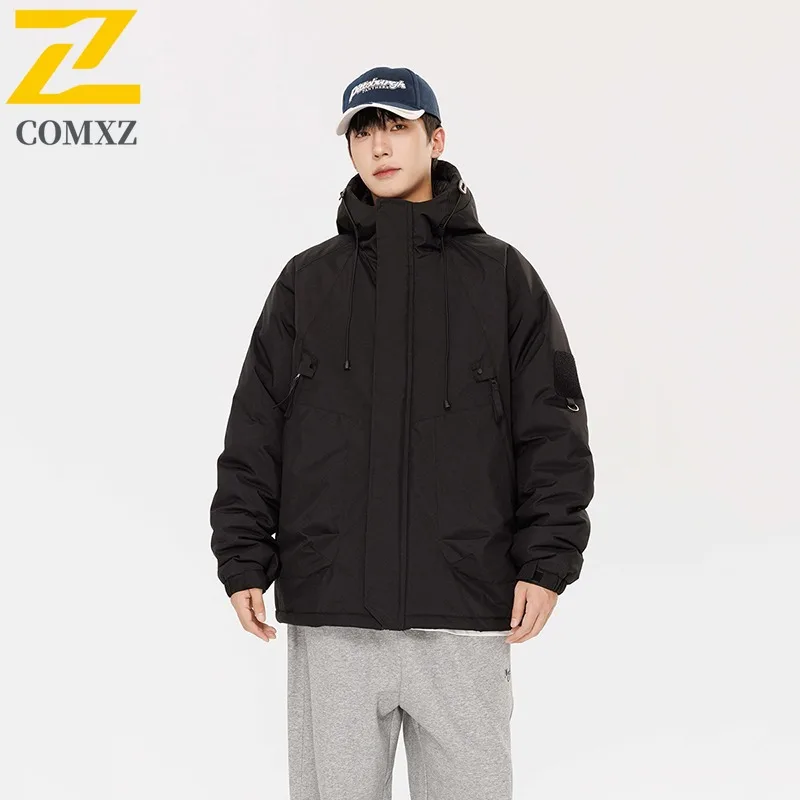 EiAO Graphene Heated Windbreaker Couple's Hooded Jacket Waterproof Windproof Mountain Coat for Hiking Camping Fishing 2025 Trend