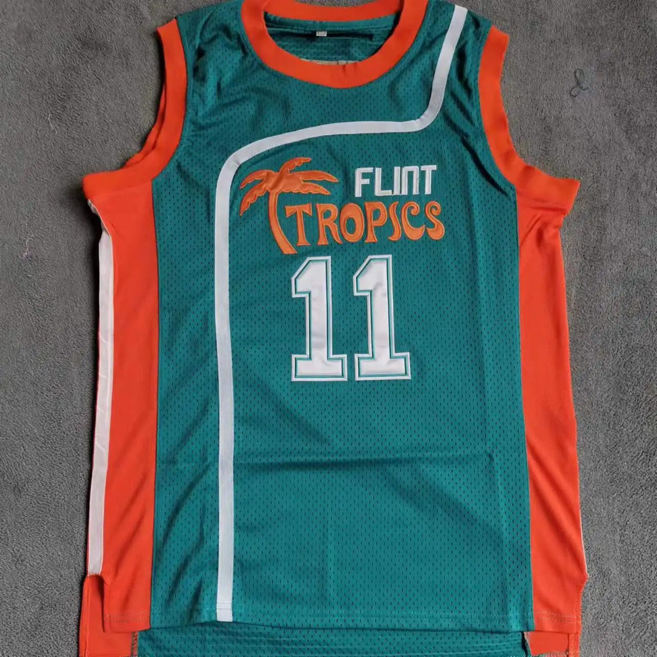 Flint Tropics Semi Pro 7# Coffee Black 11# Monix 33# Moon Basketball  Jerseys