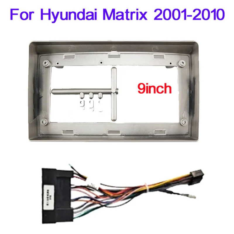 

Автомобильная магнитная панель с 9 "интерфейсом для Hyundai Matrix 2001-2010, комплект для установки на приборную панель с GPS-навигацией