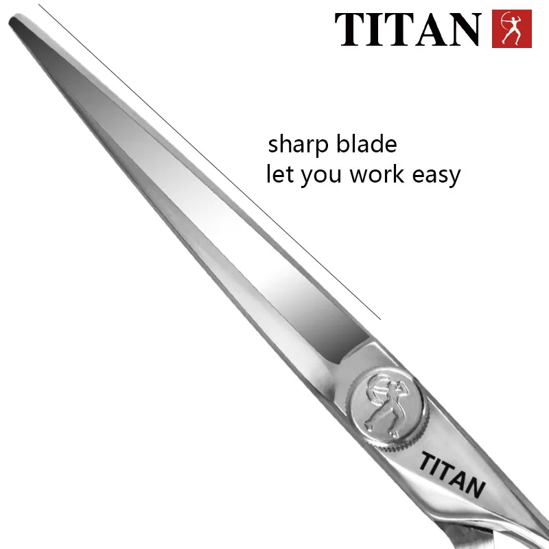 TITAN JP440c steel 6.5/7 inch Pet dog Grooming Scissors Cutting Shears straight Scissors dog grooming scissors,dog grooming scissors kit