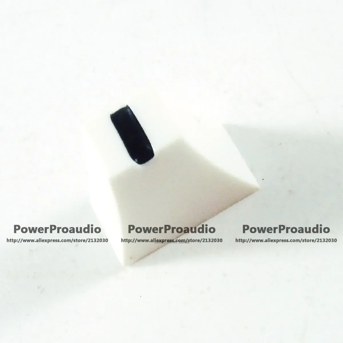 20X White Fader Knob Cap 12mmLx7mmW For Pioneer Apex Audio DBQ Mixer Equalizer