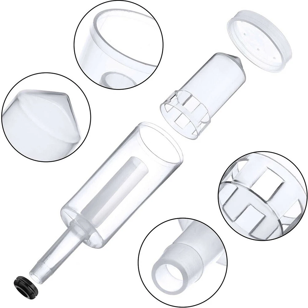 2pcs Brewing Air Lock Brewing Exhaust Valve Fermentation Wine Beer Making Water Sealed Check Valve Three-Piece Airlock