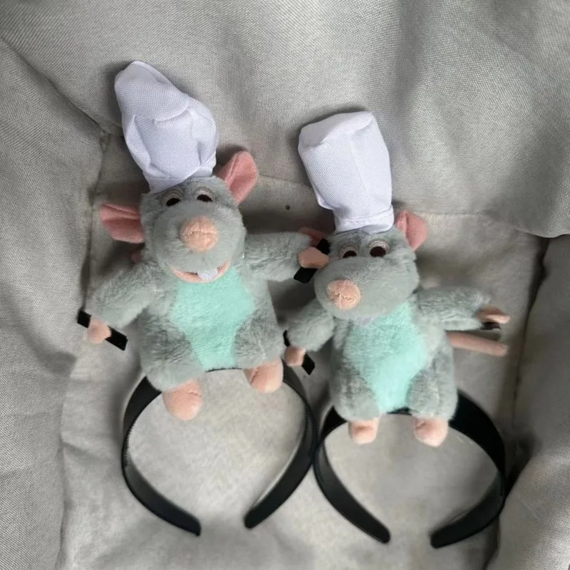 Kawaii Mouse Hairband Wide-Brimmed Hairpin Cartoon Plush Hair Accessory Gifts Headband for Washing Face