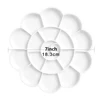 1/6pcs Painting Palette, 18 Wells Plastic Paint Tray Pallet Reusable Flower Paint Palette for Artists Acrylic Watercolor Oil 2