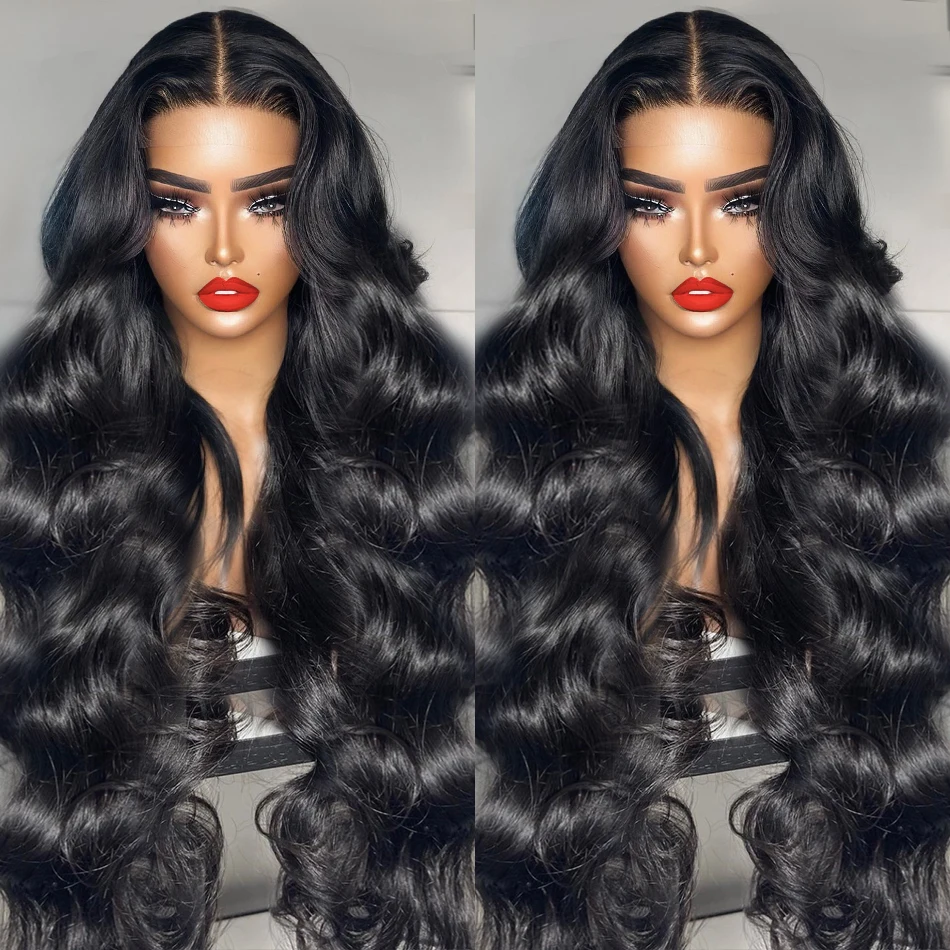 40Inch 13x6 13x4 HD Lace Frontal Wig Body Wave Lace Frontal Wigs Glueless Wig Human Hair Ready To Wear Pre-Cut 7x5 Closure Wigs