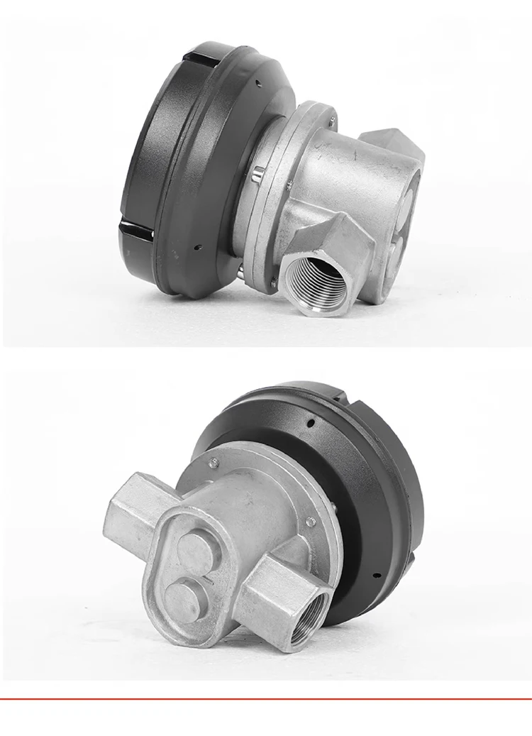 1″ Plastic Electronic Turbine Flowmeter Oval Gear Flow Meter for Diesel Fuel Dig