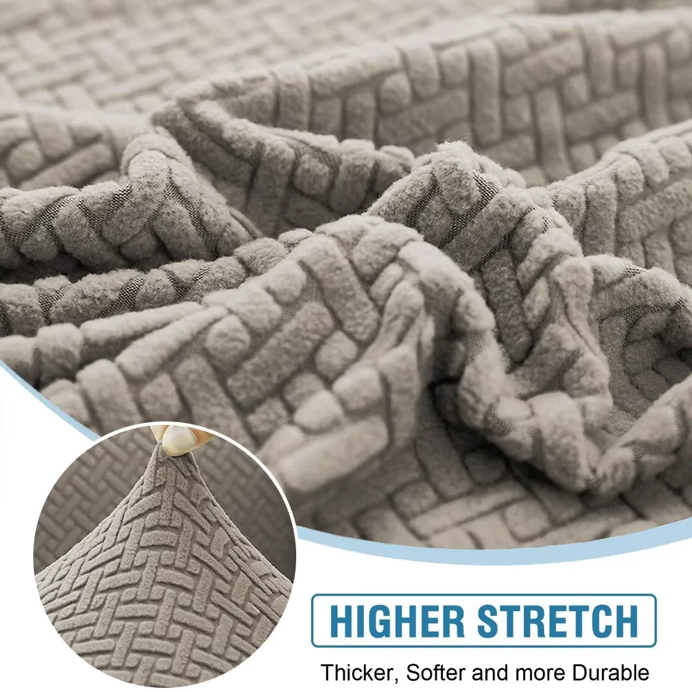 Thick Jacquard Sofa Seat Cover Elastic Sofa Cover Protector Couch Cover for Sofa Anti-dust Removable Sofa Cushion Cover 2