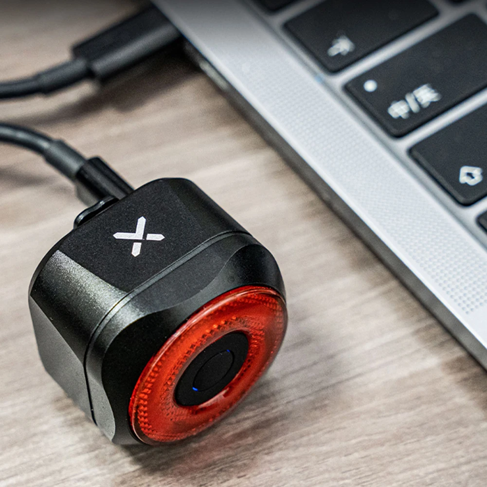 Bicycle Tail Light USB Rechargeable Cycling LED Taillight 4Mode Automatic Brake Sensing Team Sync Bicycle Rear Light XOSS XR Pro