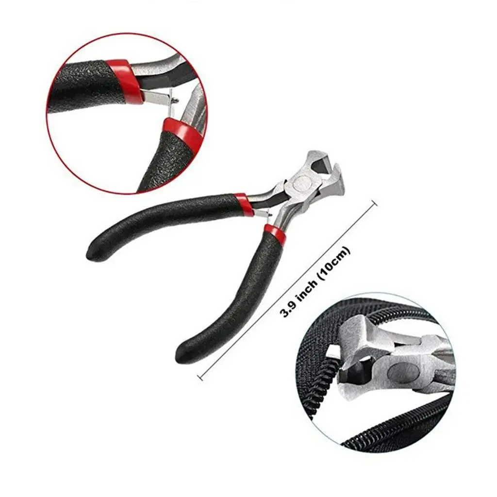 183Pcs Replacement Zipper Repair Fixer Metal Head Install
