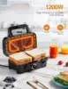 Detachable Portable 3 In 1 Breakfast Maker Non Stick Bread Sandwich Toaster Waffle Grill Maker 4