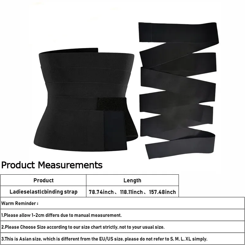 Women Waist Bandage Wrap Trimmer Belt Waist Trainer Shaperwear Tummy Control Slimming Fat Burning For Postpartum Sheath Belt