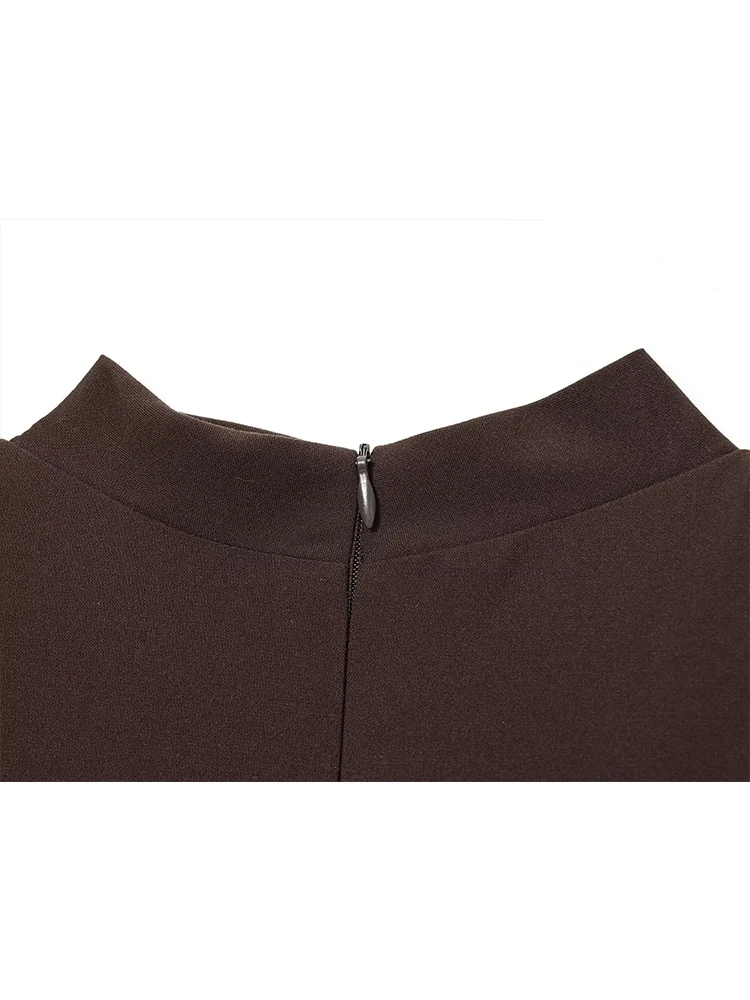 2026 New Simple Tank Top For Women Folds Stand Collar Sleeveless Slim Fit Vest Fashion Ladies Versatile Solid Casual Tanks