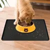 Pet Placemat Nonspill Easy to Clean Foldable Cat and Dog Feeding Mat Silicone Non-slip Waterproof Pet Mat 3