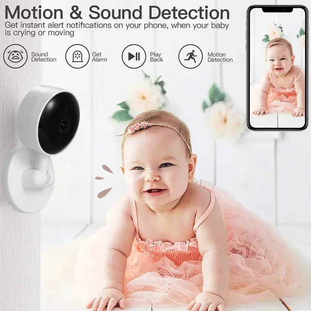 Baby Monitor HD Wireless Network Temperature Detection Crying Sound Detection Intelligent Humanoid Triggering Alarm X9 3