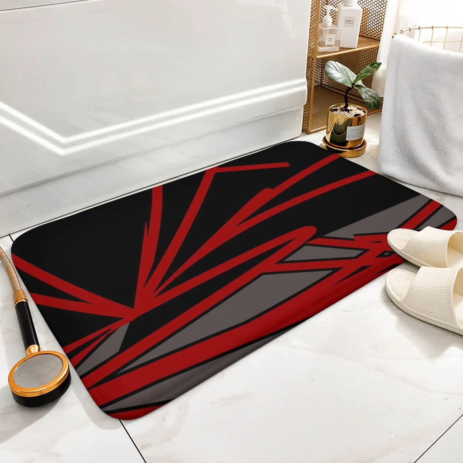 Foot Mat Floor Mat Red Bath Mats And Towels Fantasia Bath Rug 100% Cotton Bath  Rugs Set, 21 X54 Runner, Red, image size:1600x1600