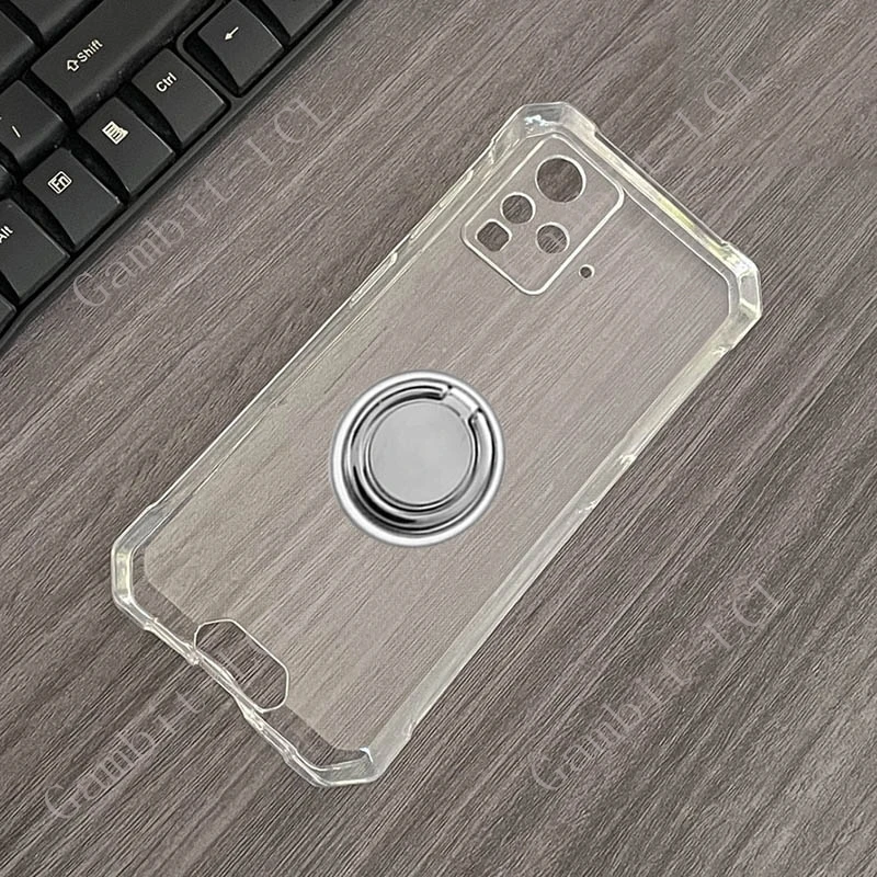 Blackview Back Ring Holder Bracket Phone Case – TPU Soft Cover