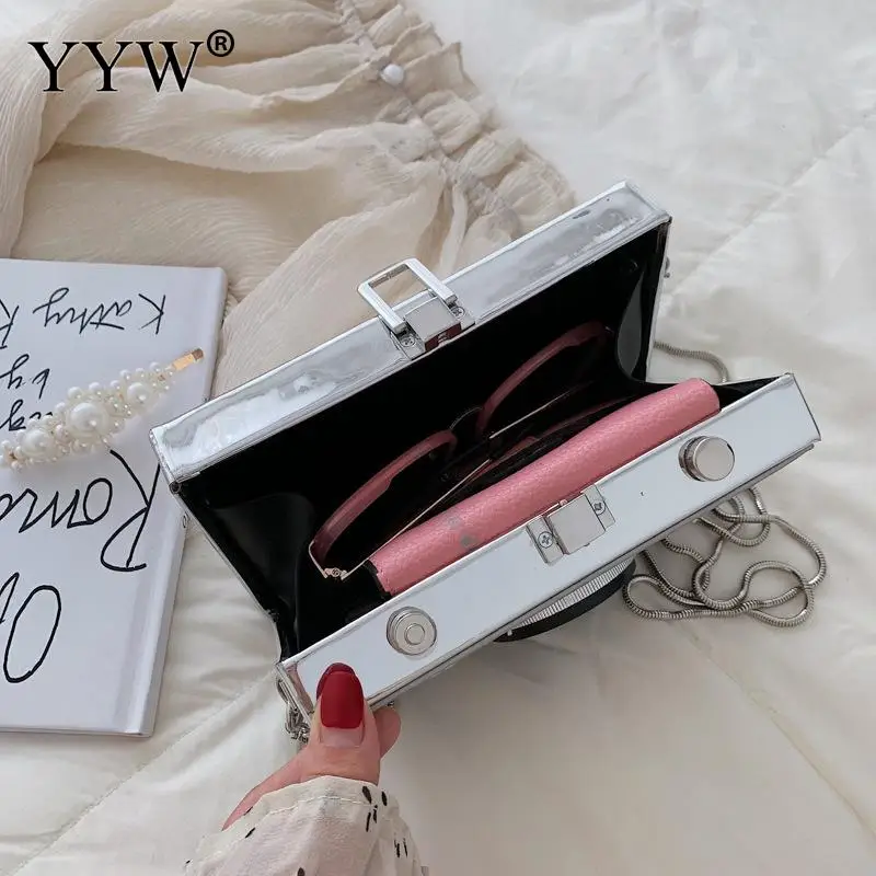 Free shipping!!!PU Leather Crossbody BagLuxury with chain more colors for choice PC